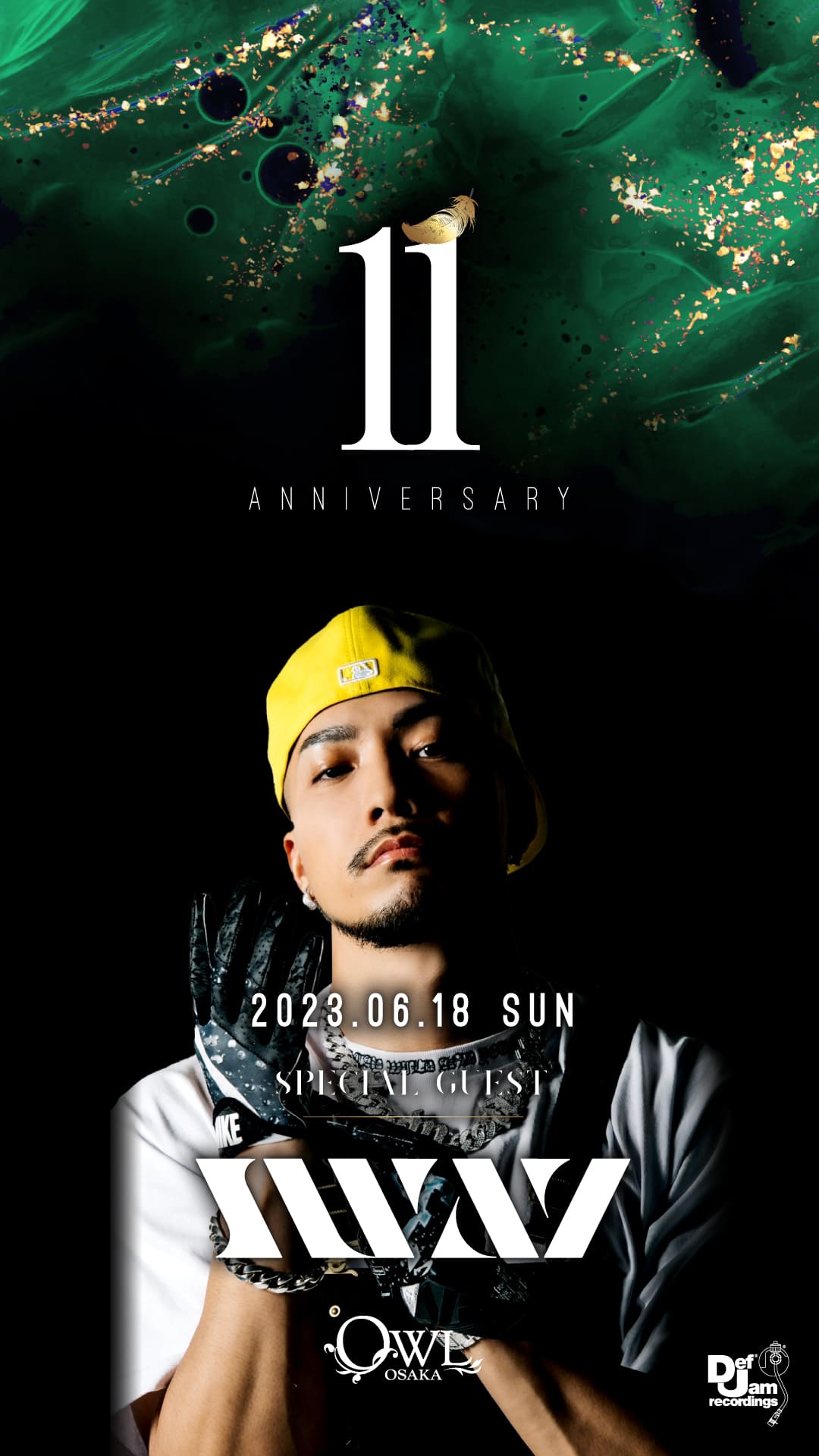 6/18(SUN)【 OWL OSAKA 11th Anniversary 】SPECIAL GUESTでSWAYが登場！